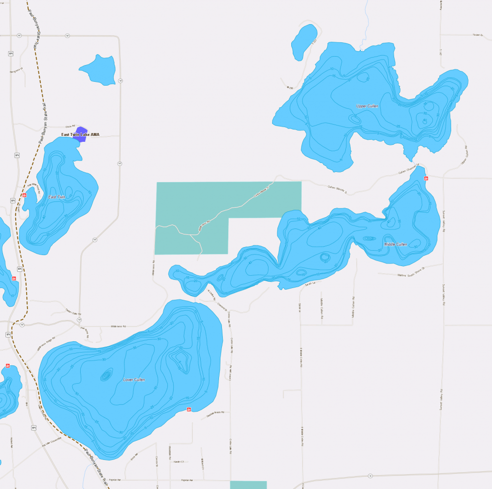 Cullen Lakes Resorts & Maps Near Brainerd, MN Minnesota Resorts