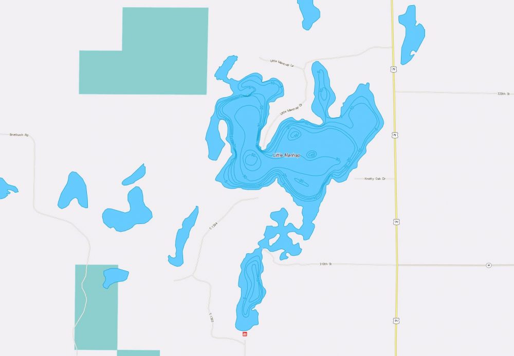 Little Mantrap Lake Resorts & Maps Near Park Rapids, MN Minnesota