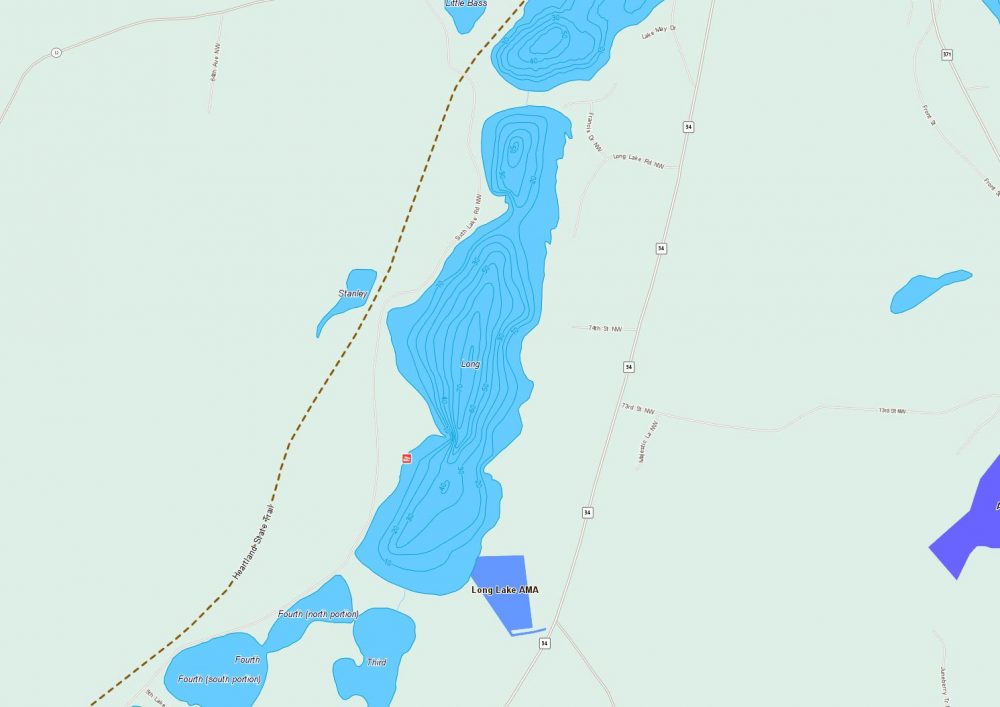 Long Lake 2 Resorts & Maps Near Park Rapids, MN Minnesota Resorts