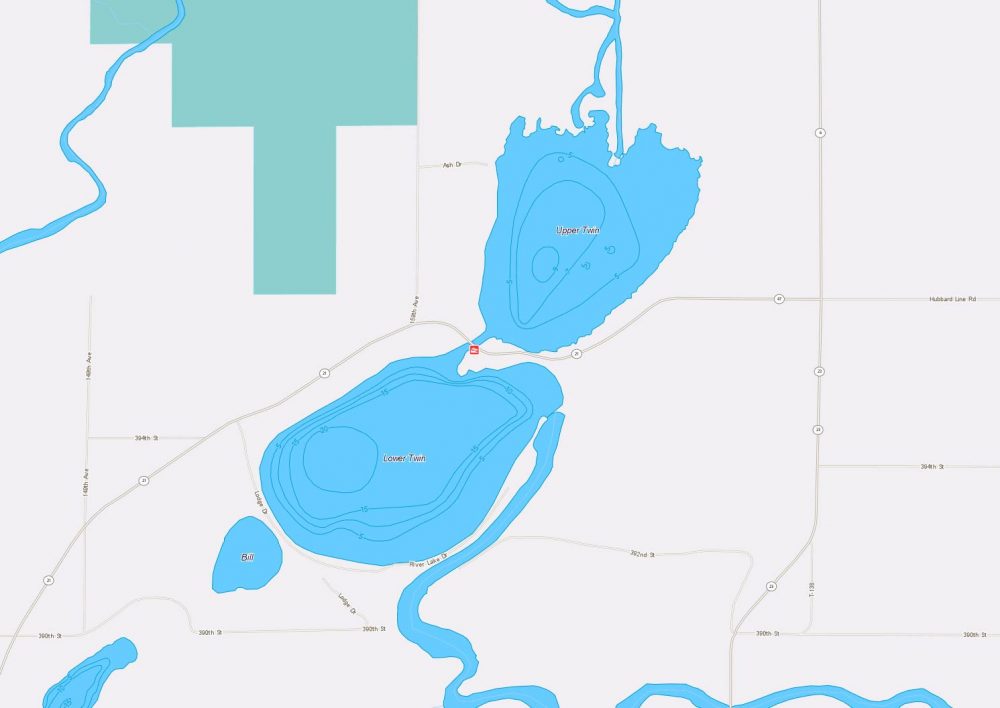 Lower Twin Lake Resorts & Maps Near Park Rapids, MN Minnesota Resorts