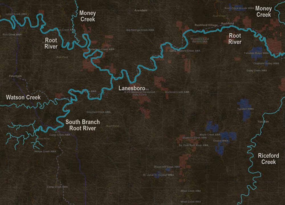 Lanesboro MN River Maps Minnesota Resorts Directory